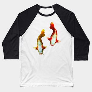 KOI Fish Pair Baseball T-Shirt